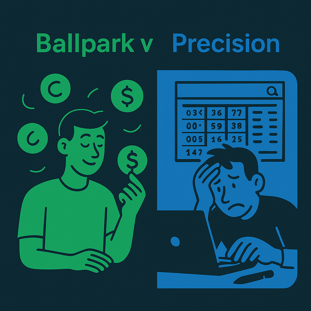 Ballpark vs Precision